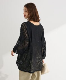 Green Parks メッシュレースタック入りプルオーバー