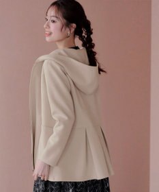 Tiaclasse L 【洗える】ソフトダンボールバックフレアフーディー