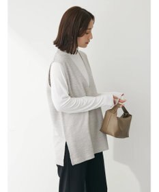 Green Parks ＳＥＴ２点　カットツイードベスト＋プルオーバー