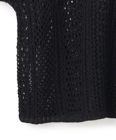 BEIGE， ATACAM / パターンメッシュ ハーフニット