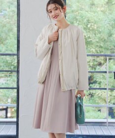 Tiaclasse 【リバーシブル】表裏2WAYベロアキルティングブルゾン