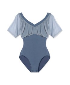 Chacott ドレープスリーブレオタード