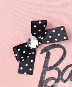 ANY KIDS 【Barbie(TM)】リボン 七分袖Tシャツ