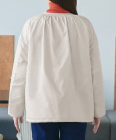 Tiaclasse 【リバーシブル】表裏2WAYベロアキルティングブルゾン