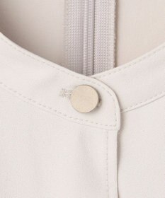 ICB L ストレッチジョーゼット ラッフルディテールブラウス