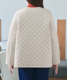 Tiaclasse 【リバーシブル】表裏2WAYベロアキルティングブルゾン