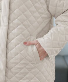 Tiaclasse 【リバーシブル】表裏2WAYベロアキルティングブルゾン