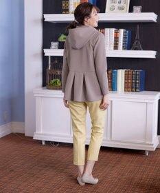 Tiaclasse L 【洗える】ソフトダンボールバックフレアフーディー