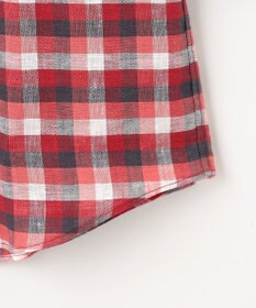 JOSEPH ABBOUD 【麻100％】リネンチェック シャツ