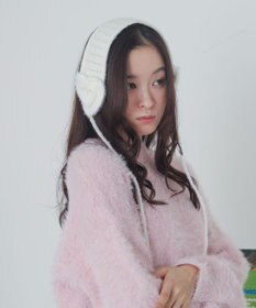 WEGO ハートニットイヤーマフ