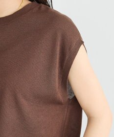 CRAFT STANDARD BOUTIQUE 【2点SET】ストール付きノースリーブニットプルオーバー