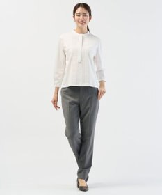 J.PRESS LADIES レースコンビ ボウタイ カットソー