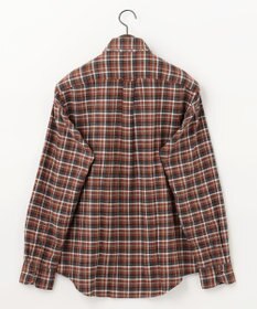 JOSEPH ABBOUD 【オーガニックコットン】スモールチェック フランネルシャツ