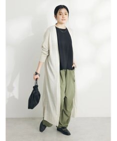 CRAFT STANDARD BOUTIQUE 裾スリットロングニットカーディガン