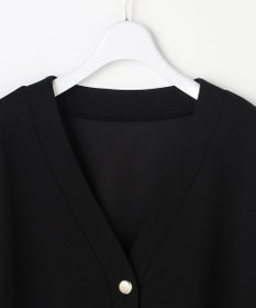 ANY SIS L カットジョーゼット カーディガン