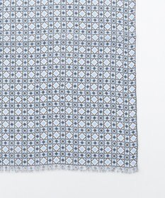 JOSEPH ABBOUD 【ドイツ/bugatti×V.FRAAS】ビンテージタイルモチーフ ストール