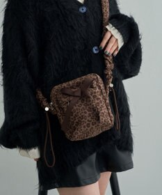 WEGO リボンギャザーミニショルダー