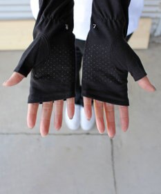 ORuKuBET 【WOMEN】 おさんぽねこ刺繍UVグローブ / UVカット / 猫グッズ