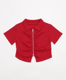 WEGO WZIPギャザートップス