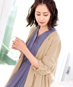 Tiaclasse L 【洗える】軽さが魅力のドレープコート