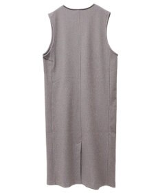 Green Parks 柄圧縮ポンチキーネックジャンスカ