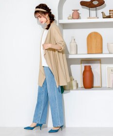 Tiaclasse L 【洗える】軽さが魅力のドレープコート