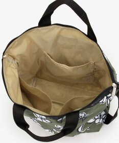 LeSportsac DELUXE EASY CARRY TOTE/オリーブフローラルシルエット