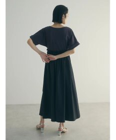 Green Parks armonia.異素材切替ドルマンワンピース