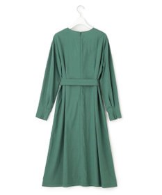 洗える】ヴィンテージライトタフタ タック ワンピース / 23区