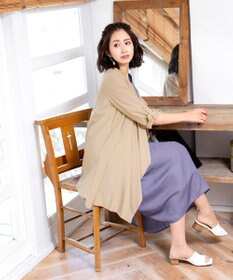 Tiaclasse L 【洗える】軽さが魅力のドレープコート