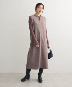 Green Parks 柄圧縮ポンチキーネックジャンスカ