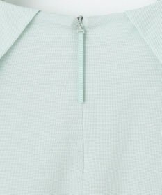 自由区 【洗える】ボリュームスリーブピケ カットソー