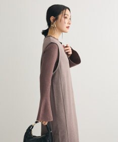 Green Parks 柄圧縮ポンチキーネックジャンスカ