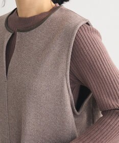 Green Parks 柄圧縮ポンチキーネックジャンスカ