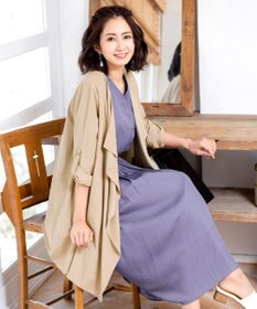 Tiaclasse L 【洗える】軽さが魅力のドレープコート