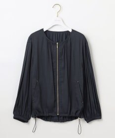 ANY SIS S 【接触冷感・速乾・UVカット】ツヤテロギャザー ブルゾン