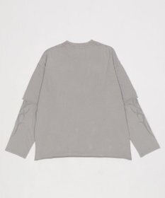 WEGO 【ユニセックス着用ITEM】ブリーチレイヤードグラフィックT（LS）