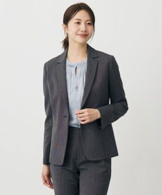 J.PRESS LADIES L 【洗える】T/Rアルガンシルク テーラード ジャケット