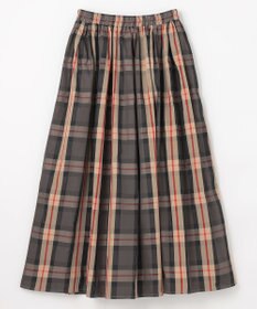 ANY 【ウエストゴム】ビックチェックタフタスカート