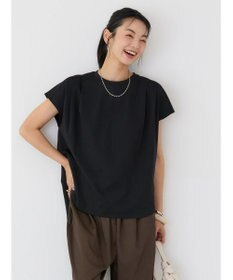 AMERICAN HOLIC 接触冷感フレンチスリーブタックポンチプルオーバー