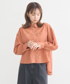 earth music&ecology オーバーフレアシャツ