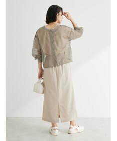 Green Parks ・ＥＬＥＮＣＡＲＥ　ＤＵＥ　２ｗａｙメッシュカーディガン