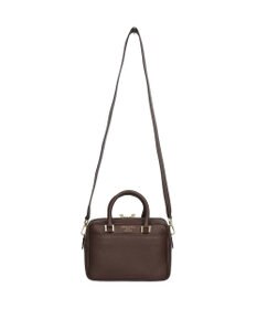 INTER-CHAUSSURES 【CHRISTIAN VILLA】ボックスシルエットレザーハンドバッグ