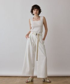 GRACE CONTINENTAL ストレッチワイドパンツ