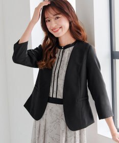 Tiaclasse 【吸水速乾・接触冷感・UVケア・防シワ・洗える】カチオンカラーレスジャケット