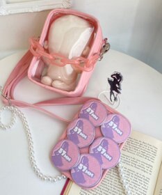 WEGO 【痛バ＆推し活グッズ】カラフルチェーンぬい痛ショルダー