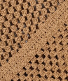 UNFILO クロシェレースニット ハーフスリーブ プルオーバー