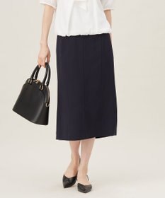 自由区 L 【セットアップ対応・接触冷感・UVケア・洗える】ライトストレッチ スカート