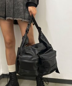 WEGO 【ユニセックス着用ITEM】立体ポケットBIGショルダー
