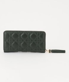 LA BAGAGERIE シープキルティング　ラウンドウォレット